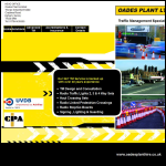 Screen shot of the Oades Plant Ltd website.