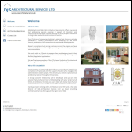 Screen shot of the Djs Architectural Services Ltd website.