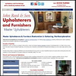 Screen shot of the John Reed & Son Upholsterers website.