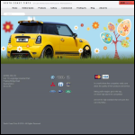 Screen shot of the South Coast Tints Ltd website.