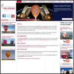 Screen shot of the Exclusive Ballooning website.