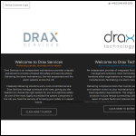 Screen shot of the Drax Uk Ltd website.