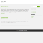 Screen shot of the Color Blind website.