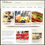 Screen shot of the Bellmans Catering website.