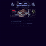 Screen shot of the Kestrel Transmissions website.