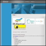 Screen shot of the Ds Electrical website.