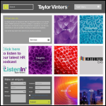 Screen shot of the Taylor Vinters website.