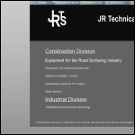 Screen shot of the Jr Technical Services Ltd website.