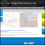 Screen shot of the Target Fluid Services Ltd website.