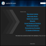 Screen shot of the Sector 3 It website.