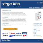Screen shot of the Ergo Computer Accessories Ltd website.