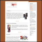 Screen shot of the J W Vending Ltd website.