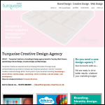 Screen shot of the Turquoise Creative website.