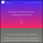 Screen shot of the Iuvo Design Ltd website.