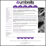 Screen shot of the Umbrella It website.