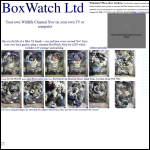 Screen shot of the Boxwatch Ltd website.