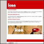 Screen shot of the Icon plc website.