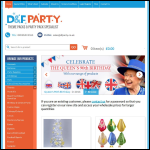 Screen shot of the D & F Distributors Ltd website.