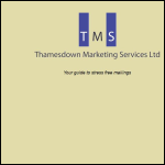 Screen shot of the Thamesdown Marketing Services Ltd website.
