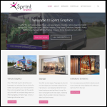 Screen shot of the Sprint Graphics Ltd website.