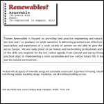 Screen shot of the Thames Renewables website.