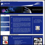Screen shot of the Brucom Distribution Ltd website.