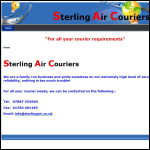 Screen shot of the Sterling Air Services Ltd website.