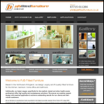 Screen shot of the Pjb Cabinets Ltd website.