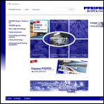 Screen shot of the PFEIFER Rope & Tackle Ltd website.