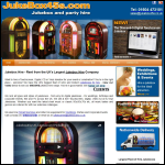 Screen shot of the Jukebox45s website.
