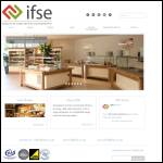 Screen shot of the International Food Service Equipment Ltd website.