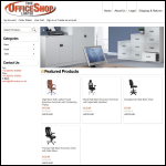 Screen shot of the The Office Shop Ltd website.