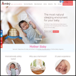 Screen shot of the Amby Ltd website.