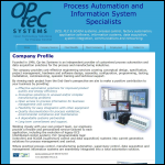 Screen shot of the Op-tec Systems Ltd website.