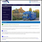 Screen shot of the Selfdrive Removals Ltd website.