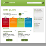 Screen shot of the Boldly Go Ltd website.