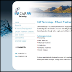 Screen shot of the C A P Technology website.