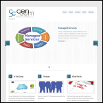 Screen shot of the Cencom Solutions Ltd website.