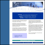 Screen shot of the Sindall Jackson Associates Ltd website.