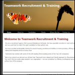 Screen shot of the Teamwork Recruitment website.