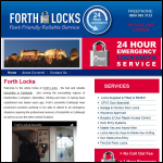 Screen shot of the Forth Locks website.