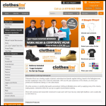 Screen shot of the Clothes-line Direct website.