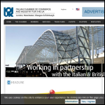 Screen shot of the The Italian Chamber of Commerce & Industry for the United Kingdom website.