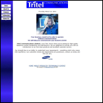 Screen shot of the Tritel Communications Ltd website.