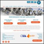 Screen shot of the Kvc Uk Ltd website.