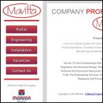 Screen shot of the Mavitta Ltd website.