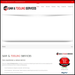 Screen shot of the Saw & Tooling Services website.