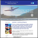 Screen shot of the Symbiosis Marketing & Design Consultants Ltd website.