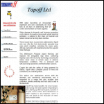 Screen shot of the Tapoff Ltd website.