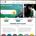 Screen shot of the GCS It Recruitment Specialists Ltd website.
